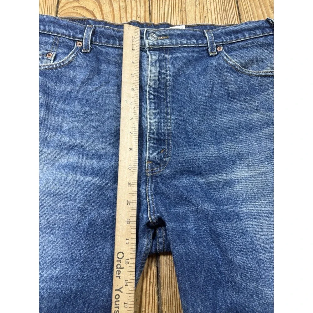 VTG 90s 80s Levi's 505 0216 Regular Fit Jeans Mens 41x25 Denim Cut Off Distress